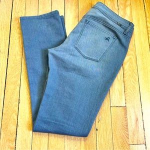 DL 1961 Tory slim/straight grey denim